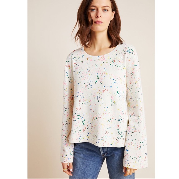 Anthropologie Tops - Anthropologie • Maeve Paint Splatter Top